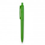 Kugelschreiber aus recyceltem Kunststoff mit blauer Tinte farbe grün erste Ansicht