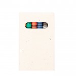 6 Buntstifte im Karton mit Petuniensamen farbe natürliche farbe erste Ansicht