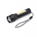 Wiederaufladbare Taschenlampe mit LED-Licht und COB-Lichtern