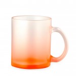 Glasbecher in durchscheinenden Farben, 350 ml Farbe orange erste Ansicht