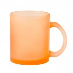 Glasbecher in verschiedenen Farben für Sublimierung, 350 ml Farbe orange erste Ansicht