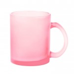 Glasbecher in verschiedenen Farben für Sublimierung, 350 ml Farbe rosa erste Ansicht