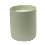 Vanille-Duftkerze im eleganten Keramikglas farbe grün erste Ansicht