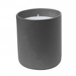 Vanille-Duftkerze im eleganten Keramikglas farbe grau erste Ansicht