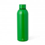Flasche aus recyceltem Edelstahl in Metallic-Farben, 500 ml farbe grün erste Ansicht