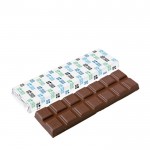 Tafel Vollmilchschokolade oder Zartbitterschokolade 75g farbe weiß Hauptansicht