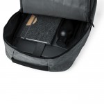 Laptop-Rucksack aus RPET mit 3 Vordertaschen, 15'' achte Ansicht