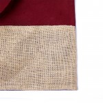 Farbige Taschen aus 100 % Baumwolle mit Juteboden, 120 g/m2 dritte Ansicht
