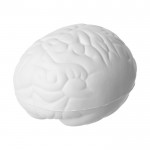 Antistressball in Form eines Gehirns Farbe weiß