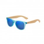 Sonnenbrille mit Spiegeleffekt, UV400-Schutz farbe blau erste Ansicht