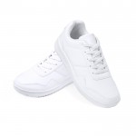 Weiße Sneaker mit passenden Schnürsenkeln, Größe 40 zweite Ansicht