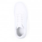 Weiße Sneaker mit passenden Schnürsenkeln, Größe 41 farbe weiß erste Ansicht