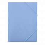 Flexible Dokumentenmappe aus Weizenrohr in vielen Farben farbe blau erste Ansicht