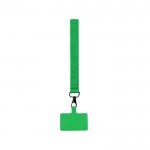 Schlüsselband aus Polyester zum Anbringen einer Ausweishülle farbe grün erste Ansicht