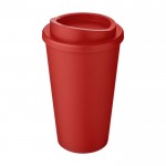 Kaffeebecher To Go aus Kunststoff Farbe rot