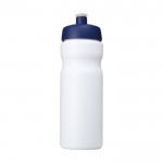 Flasche mit großem Fassungsvermögen mit Logo Farbe Blau zweite Vorderansicht