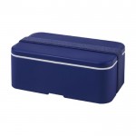 Exklusive Lunchbox mit einem Boden Farbe Blau