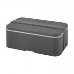 Exklusive Lunchbox mit einem Boden Farbe Grau