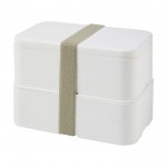 Brotbox mit zwei Böden Farbe Weiß