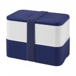 Brotbox mit zwei Böden Farbe Blau