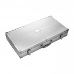 Aluminium-Koffer mit 18 Grillzubehör aus Edelstahl farbe silber zweite Ansicht