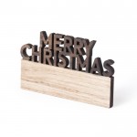 Magnet mit Botschaft Merry Christmas Farbe Natur zweite Ansicht