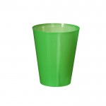 Wiederverwendbarer transparenter Plastikbecher, 500 ml farbe grün erste Ansicht