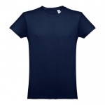 T-Shirts aus 100% Baumwolle bedrucken Farbe blau
