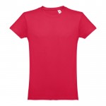 T-Shirts aus 100% Baumwolle bedrucken Farbe rot