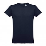 T-Shirts aus 100% Baumwolle bedrucken Farbe marineblau
