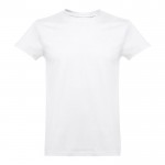 T-Shirts mit Logo, Baumwolle 190 g/m2 Farbe weiß