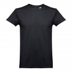 T-Shirts mit Logo, Baumwolle 190 g/m2 Farbe schwarz