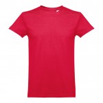 T-Shirts mit Logo, Baumwolle 190 g/m2 Farbe rot