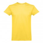 T-Shirts mit Logo, Baumwolle 190 g/m2 Farbe gelb