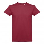 T-Shirts mit Logo, Baumwolle 190 g/m2 Farbe bordeaux