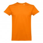 T-Shirts mit Logo, Baumwolle 190 g/m2 Farbe orange