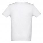 Günstige T-Shirts aus Baumwolle mit Siebdruck Farbe weiß zweite Ansicht