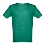 Günstige T-Shirts aus Baumwolle mit Siebdruck Farbe grün mamoriert