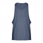 Ärmellose Merchandising-T-Shirts Baumwolle Farbe blau mamoriert