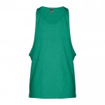 Ärmellose Merchandising-T-Shirts Baumwolle Farbe grün mamoriert