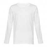 T-Shirts mit langen Ärmeln 150 g/m2 Werbeartikel Farbe weiß