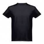 Herren T-Shirts 130 g/m2 bedrucken Farbe schwarz