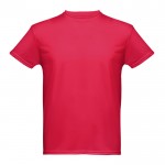 Herren T-Shirts 130 g/m2 bedrucken Farbe rot