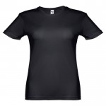 Funktions Damen-T-Shirt Polyester 130 g/m2 Farbe schwarz