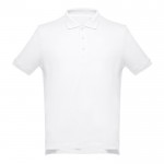 Polohemden mit aufgesticktem Logo Baumwolle 195 g/m2 Farbe weiß