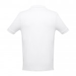 Polohemden mit aufgesticktem Logo Baumwolle 195 g/m2 Farbe weiß zweite Ansicht