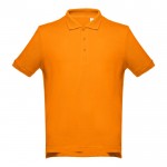 Polohemden mit aufgesticktem Logo Baumwolle 195 g/m2 Farbe orange