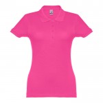 Damen-Polohemden Baumwolle 195 g/m2 Farbe pink