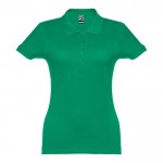 Damen-Polohemden Baumwolle 195 g/m2 Farbe grün
