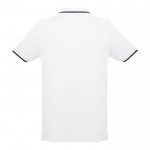 Poloshirt aus Baumwolle 210 g/m2 bedrucken Farbe weiß zweite Ansicht